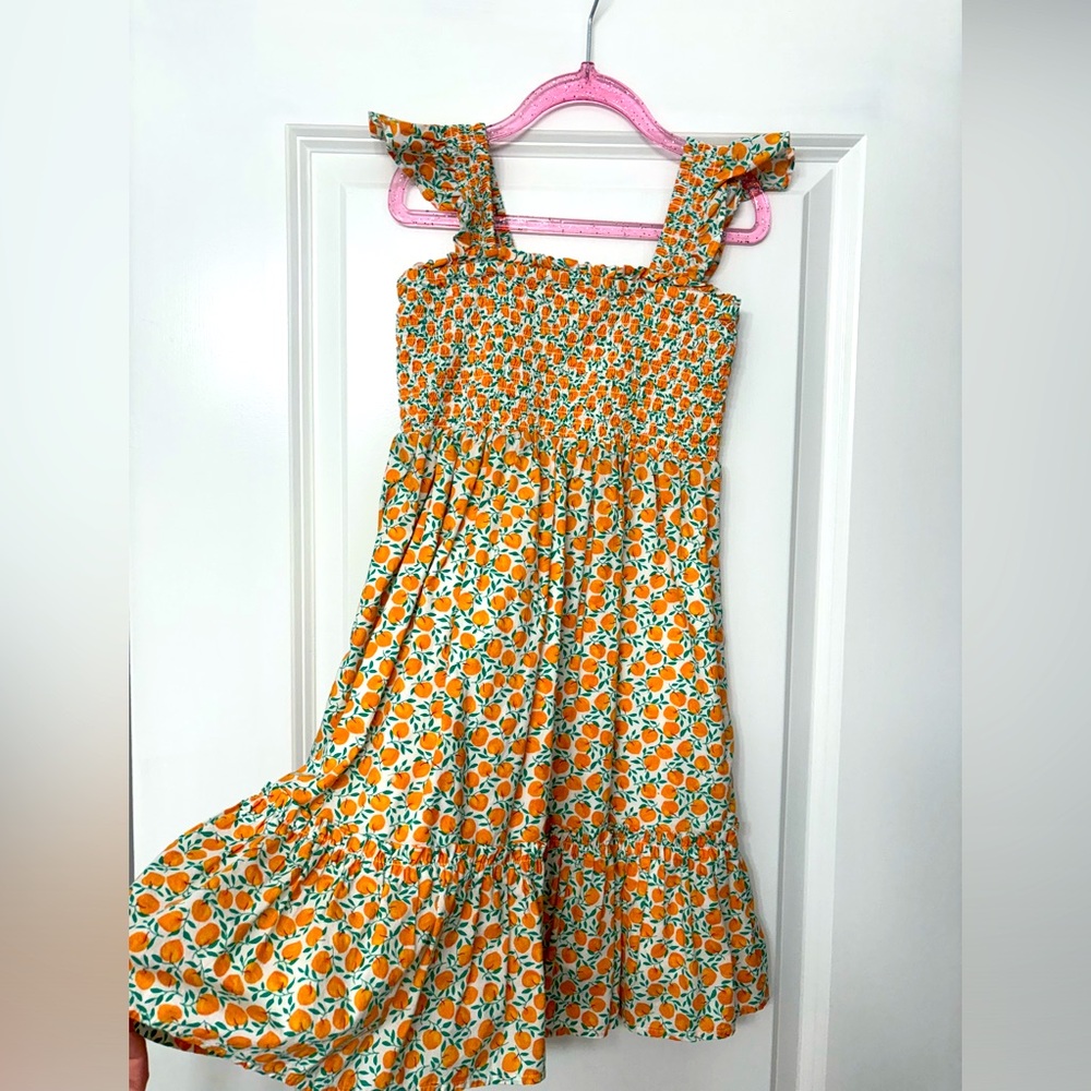 Crewcuts peaches 🍑 Smocked Tiered Sundres